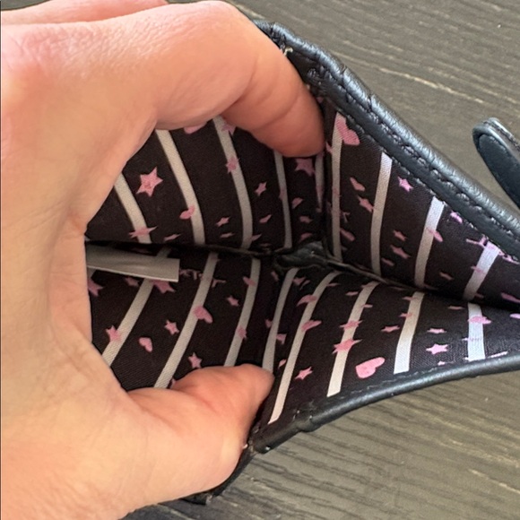 Betsey Johnson Black Heart-Embellished Wallet - Picture 5 of 5